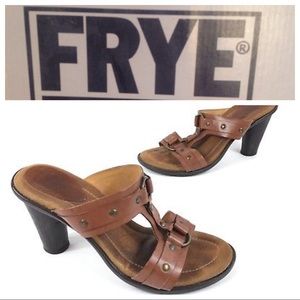 Frye Elvira T-strap sandals